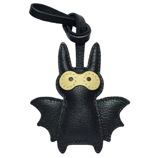 Genuine Leather Bat Handmade Bag Charm