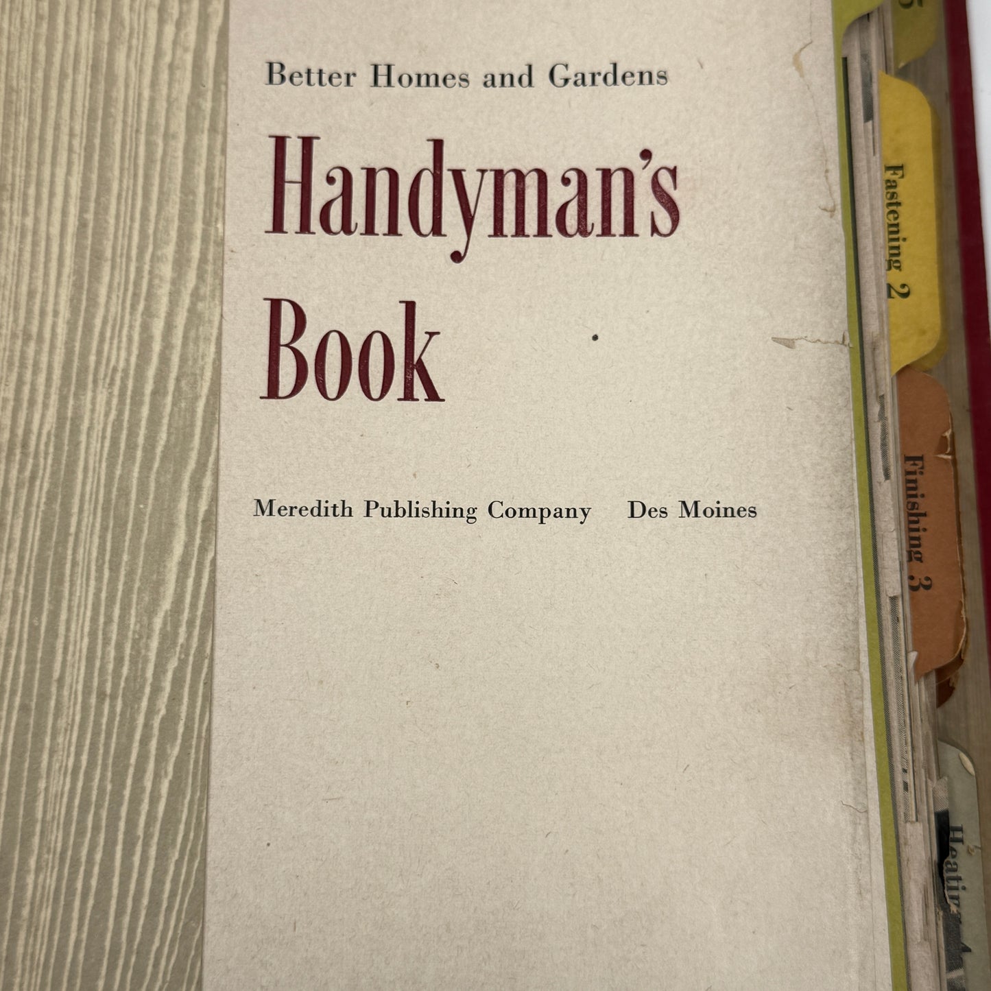 Vintage Better Homes & Gardens: Handyman's Book