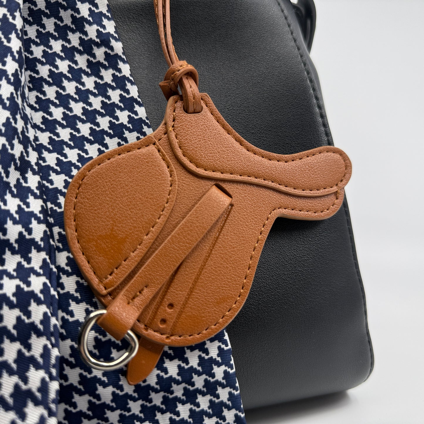Saddle Bag Charm - Saddle Brown