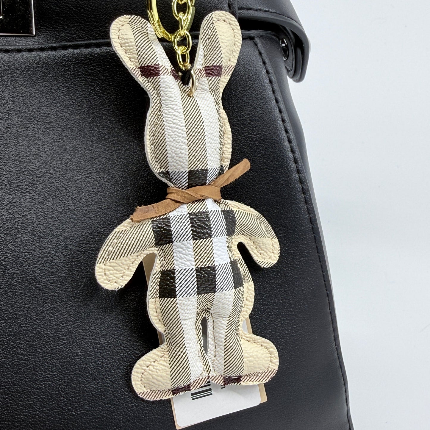 Regal Rabbit Plaid Bag or Key Charm!